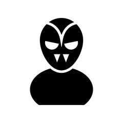 dracula icon or logo isolated sign symbol vector illustration - high quality black style vector icons
