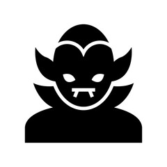 dracula icon or logo isolated sign symbol vector illustration - high quality black style vector icons
