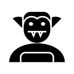 dracula icon or logo isolated sign symbol vector illustration - high quality black style vector icons
