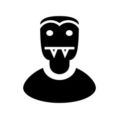 dracula icon or logo isolated sign symbol vector illustration - high quality black style vector icons
