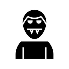 dracula icon or logo isolated sign symbol vector illustration - high quality black style vector icons
