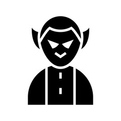 dracula icon or logo isolated sign symbol vector illustration - high quality black style vector icons
