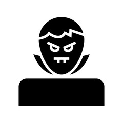 dracula icon or logo isolated sign symbol vector illustration - high quality black style vector icons
