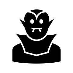dracula icon or logo isolated sign symbol vector illustration - high quality black style vector icons
