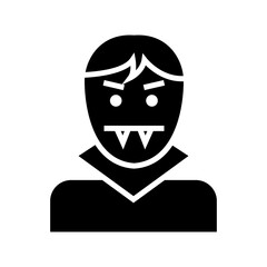 dracula icon or logo isolated sign symbol vector illustration - high quality black style vector icons
