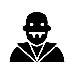 dracula icon or logo isolated sign symbol vector illustration - high quality black style vector icons
