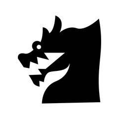 dragon icon or logo isolated sign symbol vector illustration - high quality black style vector icons
