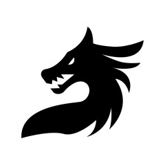 dragon icon or logo isolated sign symbol vector illustration - high quality black style vector icons
