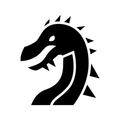 dragon icon or logo isolated sign symbol vector illustration - high quality black style vector icons
