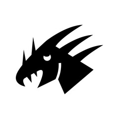 dragon icon or logo isolated sign symbol vector illustration - high quality black style vector icons
