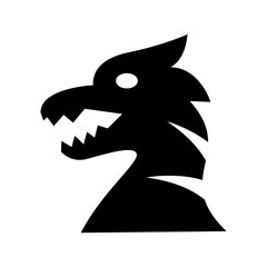 dragon icon or logo isolated sign symbol vector illustration - high quality black style vector icons
