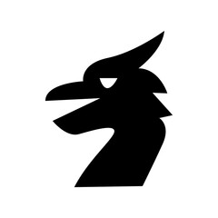 Obraz premium dragon icon or logo isolated sign symbol vector illustration - high quality black style vector icons 