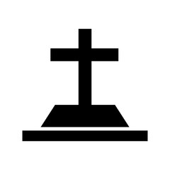 graves icon or logo isolated sign symbol vector illustration - high quality black style vector icons
