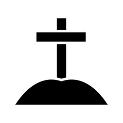 graves icon or logo isolated sign symbol vector illustration - high quality black style vector icons
