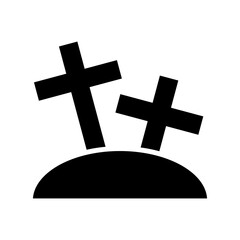 graves icon or logo isolated sign symbol vector illustration - high quality black style vector icons
