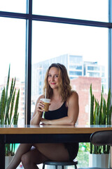 Girl at Coffeehouse