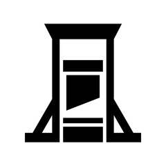 Naklejka premium guillotine icon or logo isolated sign symbol vector illustration - high quality black style vector icons 