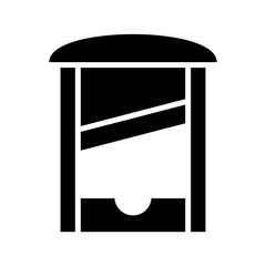 guillotine icon or logo isolated sign symbol vector illustration - high quality black style vector icons

