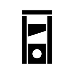 guillotine icon or logo isolated sign symbol vector illustration - high quality black style vector icons
