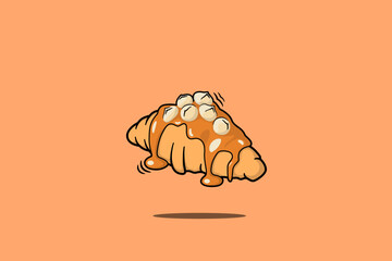 Croissant Caramel Macadamia