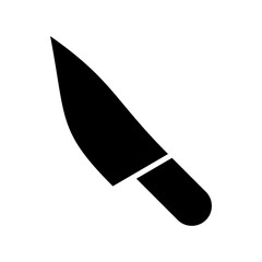 knife icon or logo isolated sign symbol vector illustration - high quality black style vector icons

