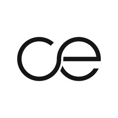 ce letter logo