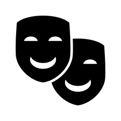 masks icon or logo isolated sign symbol vector illustration - high quality black style vector icons
