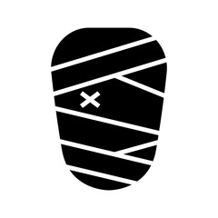 mummy icon or logo isolated sign symbol vector illustration - high quality black style vector icons
