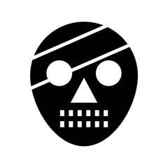 mummy icon or logo isolated sign symbol vector illustration - high quality black style vector icons
