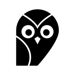 owl icon or logo isolated sign symbol vector illustration - high quality black style vector icons
