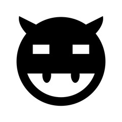 satan icon or logo isolated sign symbol vector illustration - high quality black style vector icons
