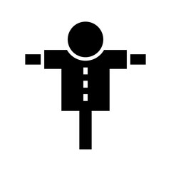scarecrow icon or logo isolated sign symbol vector illustration - high quality black style vector icons
