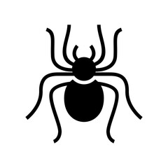 spider icon or logo isolated sign symbol vector illustration - high quality black style vector icons

