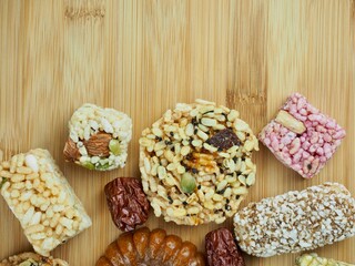 한국 전통과자 한과, 음식, 약과, 강정, 대추
