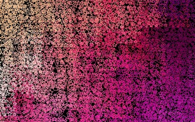 Dark Pink, Yellow vector texture with beautiful stars.