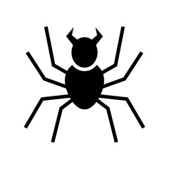 spider icon or logo isolated sign symbol vector illustration - high quality black style vector icons
