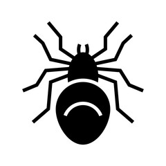 spider icon or logo isolated sign symbol vector illustration - high quality black style vector icons
