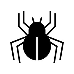 spider icon or logo isolated sign symbol vector illustration - high quality black style vector icons
