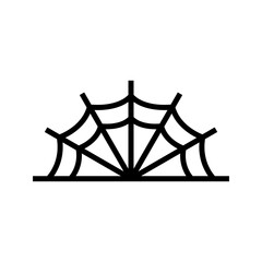 spider web icon or logo isolated sign symbol vector illustration - high quality black style vector icons
