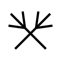 trident icon or logo isolated sign symbol vector illustration - high quality black style vector icons
