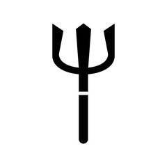 trident icon or logo isolated sign symbol vector illustration - high quality black style vector icons
