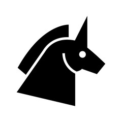 unicorn icon or logo isolated sign symbol vector illustration - high quality black style vector icons
