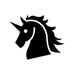 unicorn icon or logo isolated sign symbol vector illustration - high quality black style vector icons
