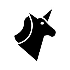 unicorn icon or logo isolated sign symbol vector illustration - high quality black style vector icons
