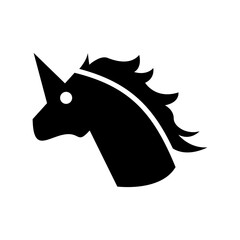unicorn icon or logo isolated sign symbol vector illustration - high quality black style vector icons

