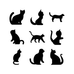cat icon or logo isolated sign symbol vector illustration - high quality black style vector icons
