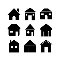 house icon or logo isolated sign symbol vector illustration - high quality black style vector icons
