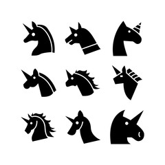 unicorn icon or logo isolated sign symbol vector illustration - high quality black style vector icons

