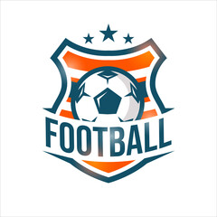 Obraz premium Soccer Football Badge Design Templates | Sport Team Identity Vector Illustrations isolated on white Background