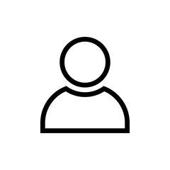 User Account Icon Vector Symbol Design Illustration EPS 10